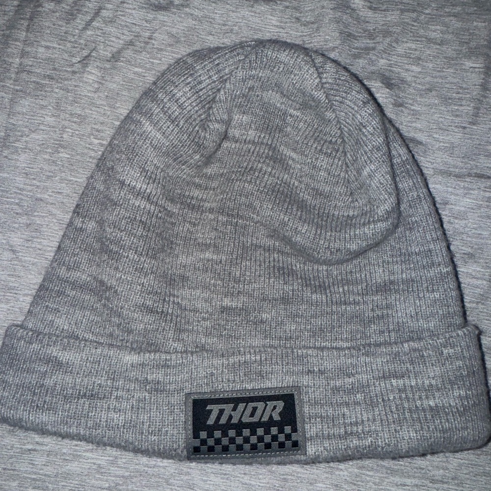 Thor Light Gray Knit Beanie